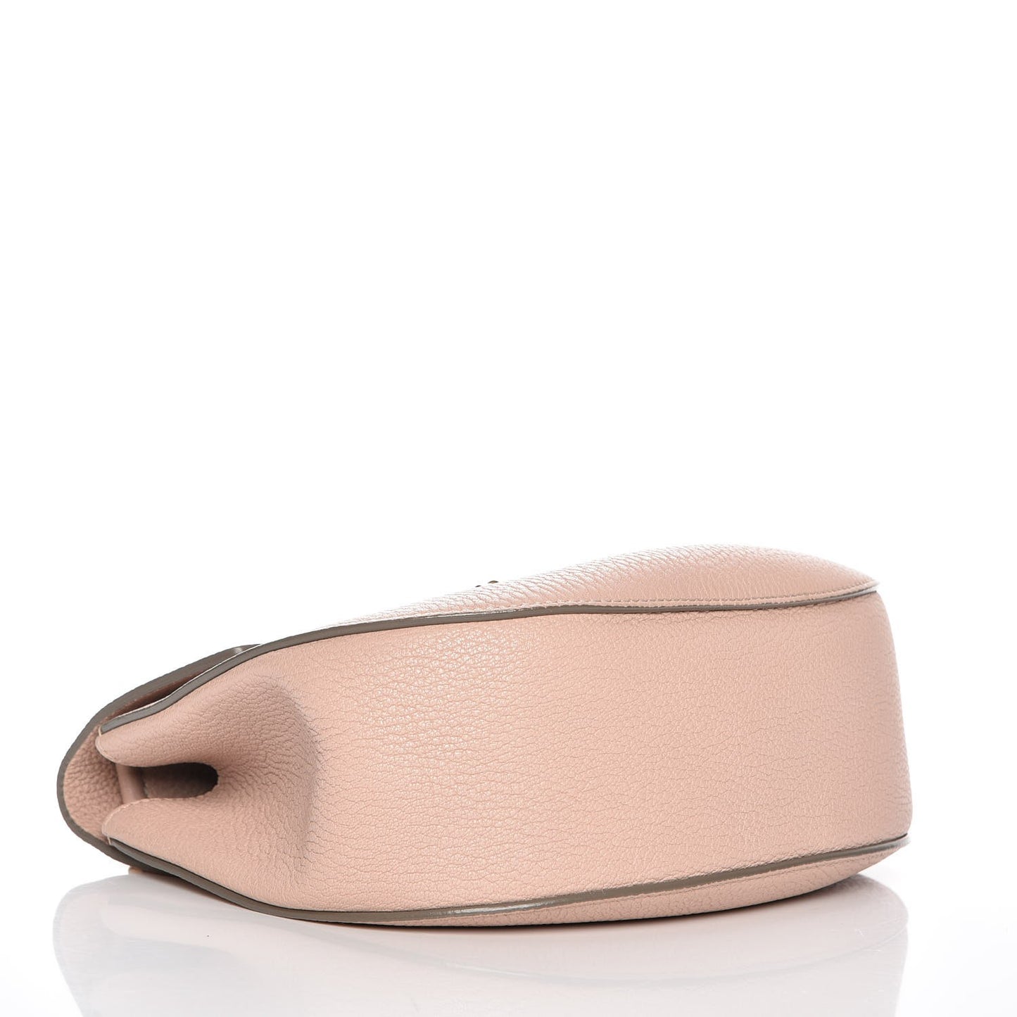 Grained Lambskin Drew Shoulder Bag Cement Pink