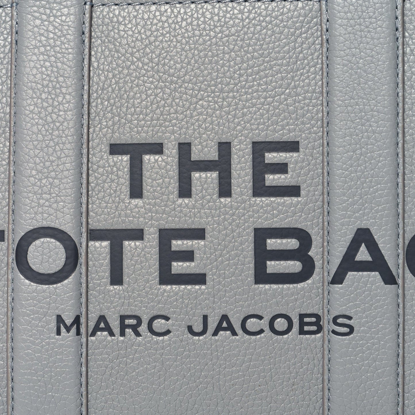 Grained Calfskin Small The Tote Bag Wolf Grey