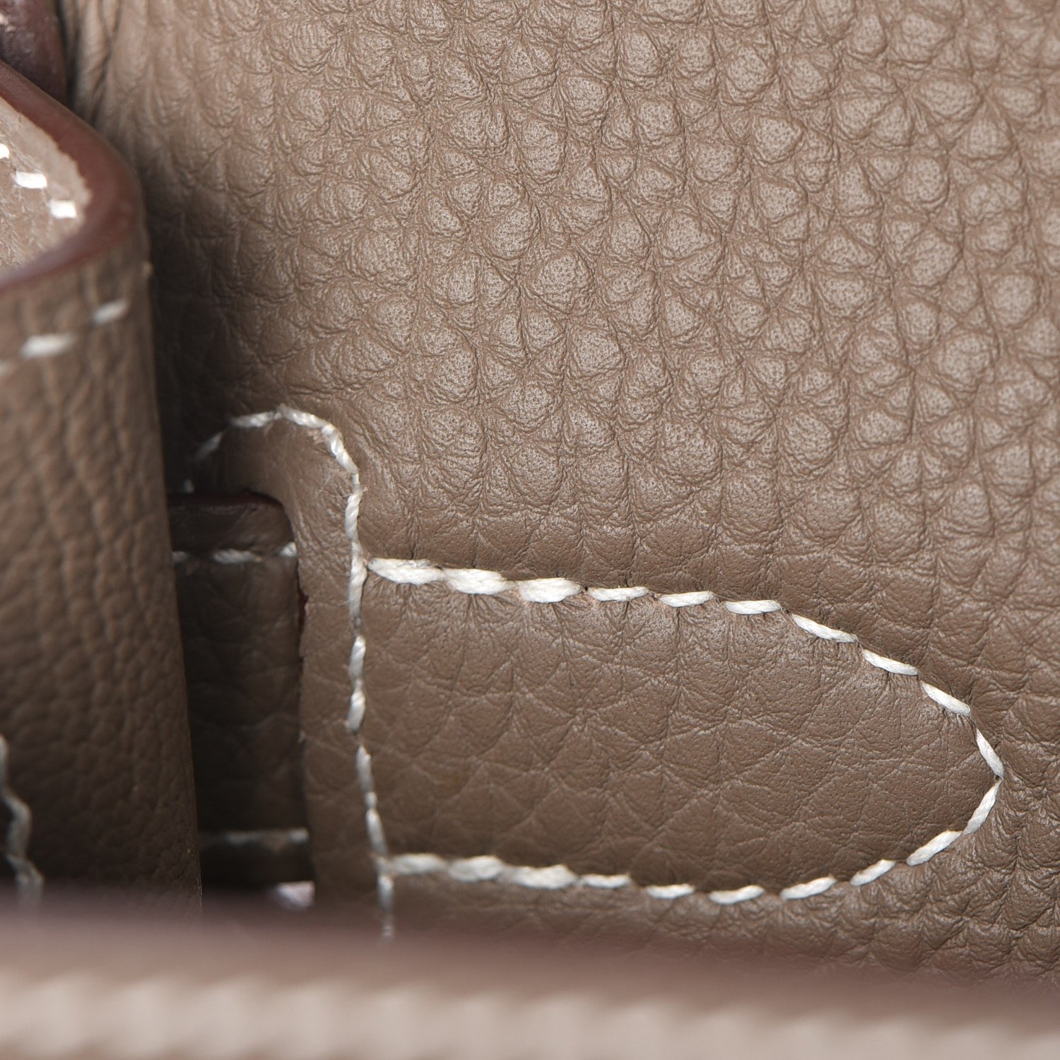 Hermes Togo Kelly Retourne 28 Etoupe 26 of 30