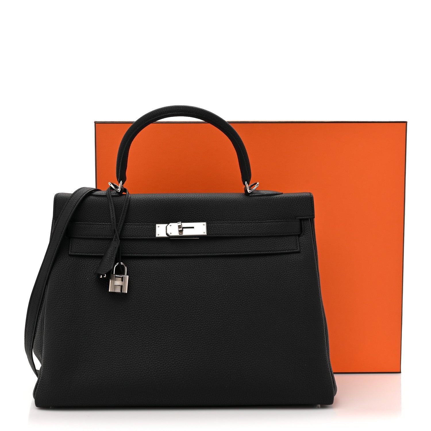 Hermes Togo Kelly Retourne 35 Black 12 of 12