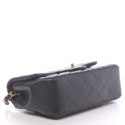 Chanel Lambskin Quilted Mini Rectangular Flap Black 4 of 11