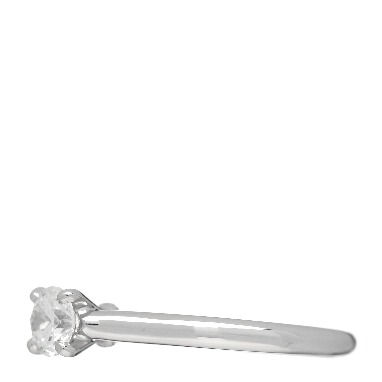 Cartier Platinum Diamond .40ct 1895 Solitaire Engagement Ring 52 6 3 of 7