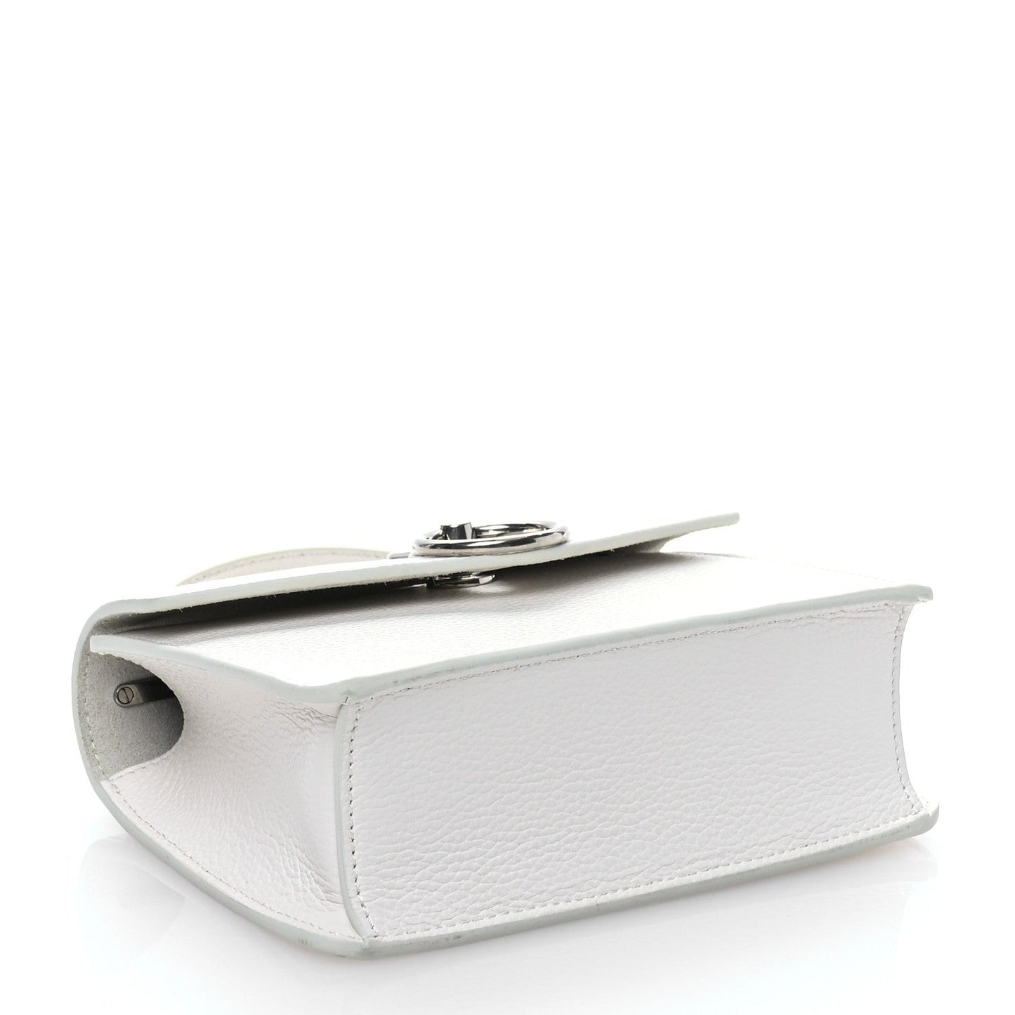 MULBERRY Small Classic Grain Amberley Top Handle Crossbody White