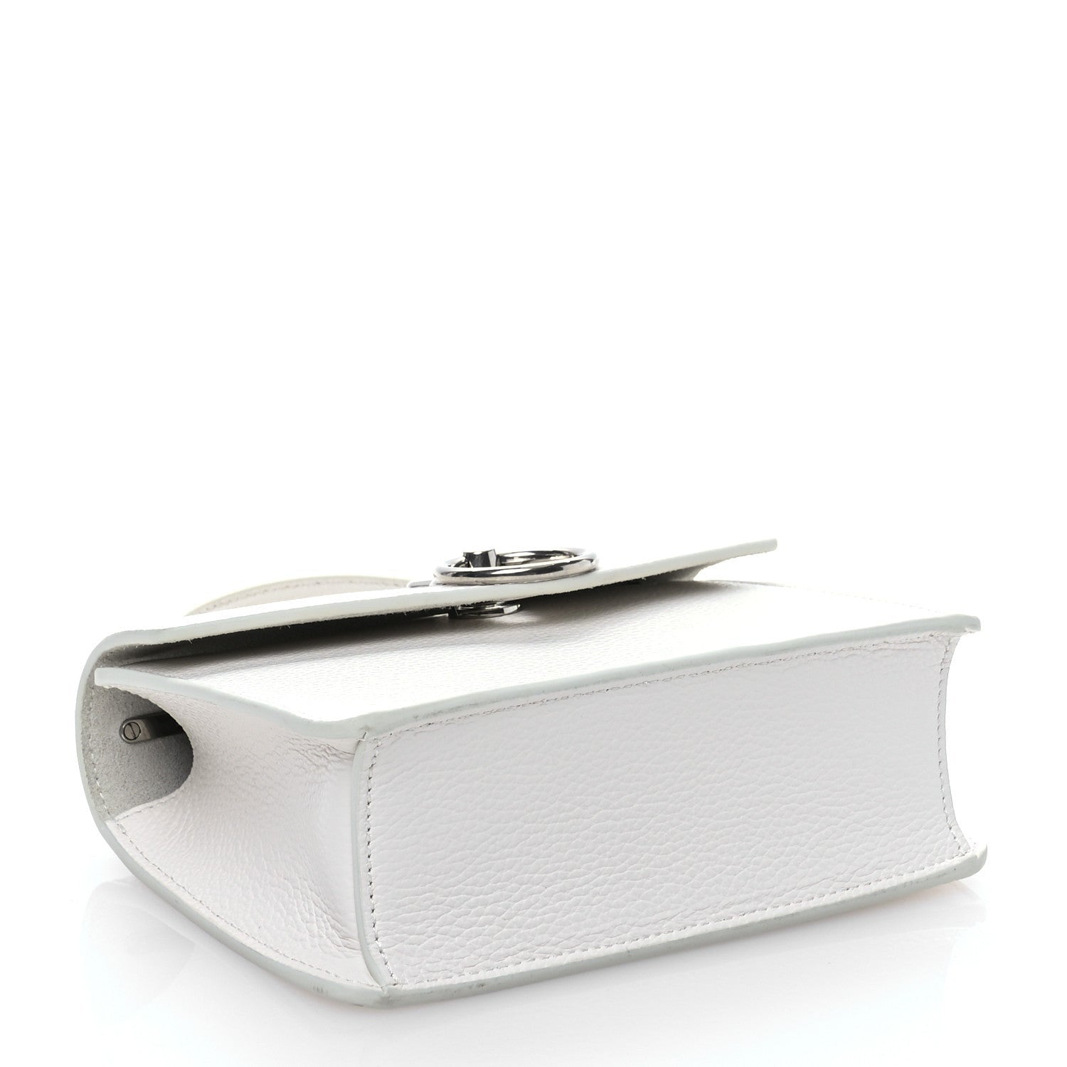 Mulberry MULBERRY Small Classic Grain Amberley Top Handle Crossbody White 4 of 7