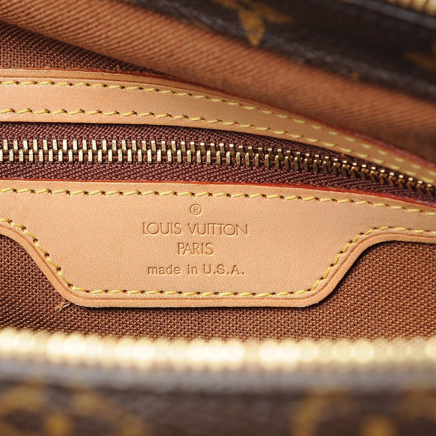 Louis Vuitton Monogram Cabas Mezzo 6 of 9