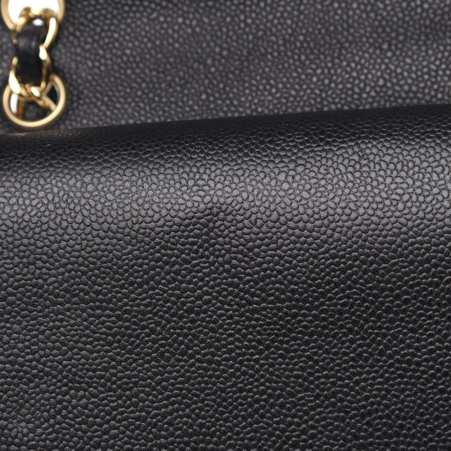 Caviar Quilted Maxi Double Flap Black