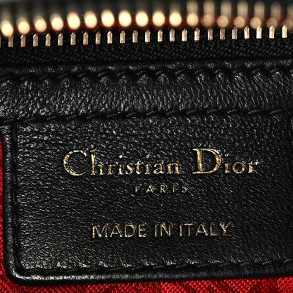 Christian Dior Lambskin Cannage Medium Lady Dior Black 5 of 8