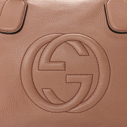 Gucci Cellarius Calfskin Small Soho Top Handle Satchel Pink 8 of 8