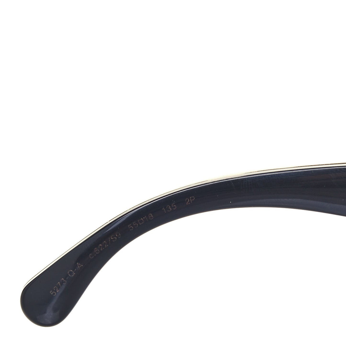 Crystal CC Polarized Stingray Sunglasses 5273-Q Black