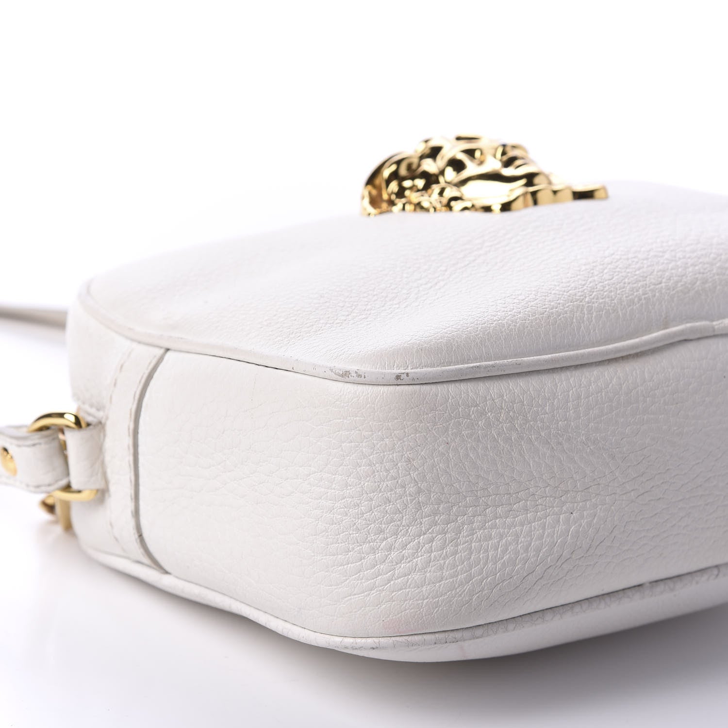 Versace Calfskin Palazzo Camera Bag White 6 of 11