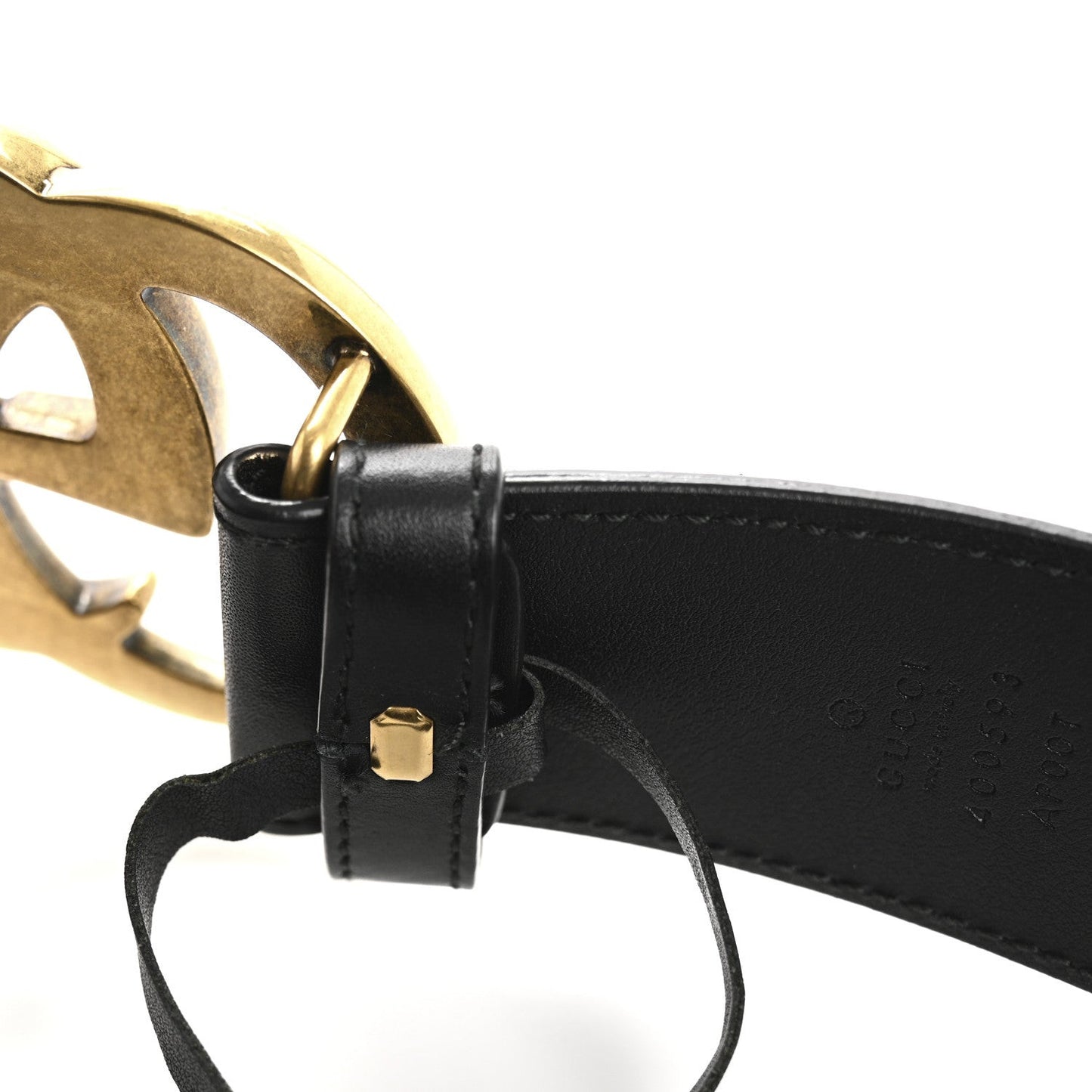 Calfskin Double G 40mm Belt 85 34 Black