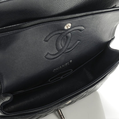 Chanel Caviar Quilted Medium Double Flap Navy 5 of 7