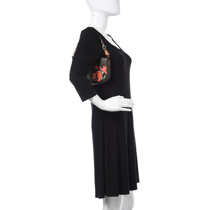 Louis Vuitton Monogram Roses Pochette Accessories 2 of 11