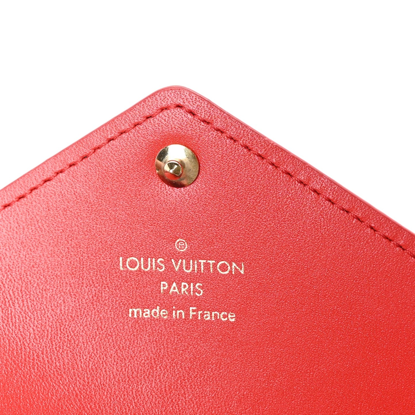 Monogram Medium Kirigami Pochette Insert  Coquelicot