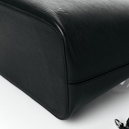 Louis Vuitton Epi Neverfull MM Black 9 of 9