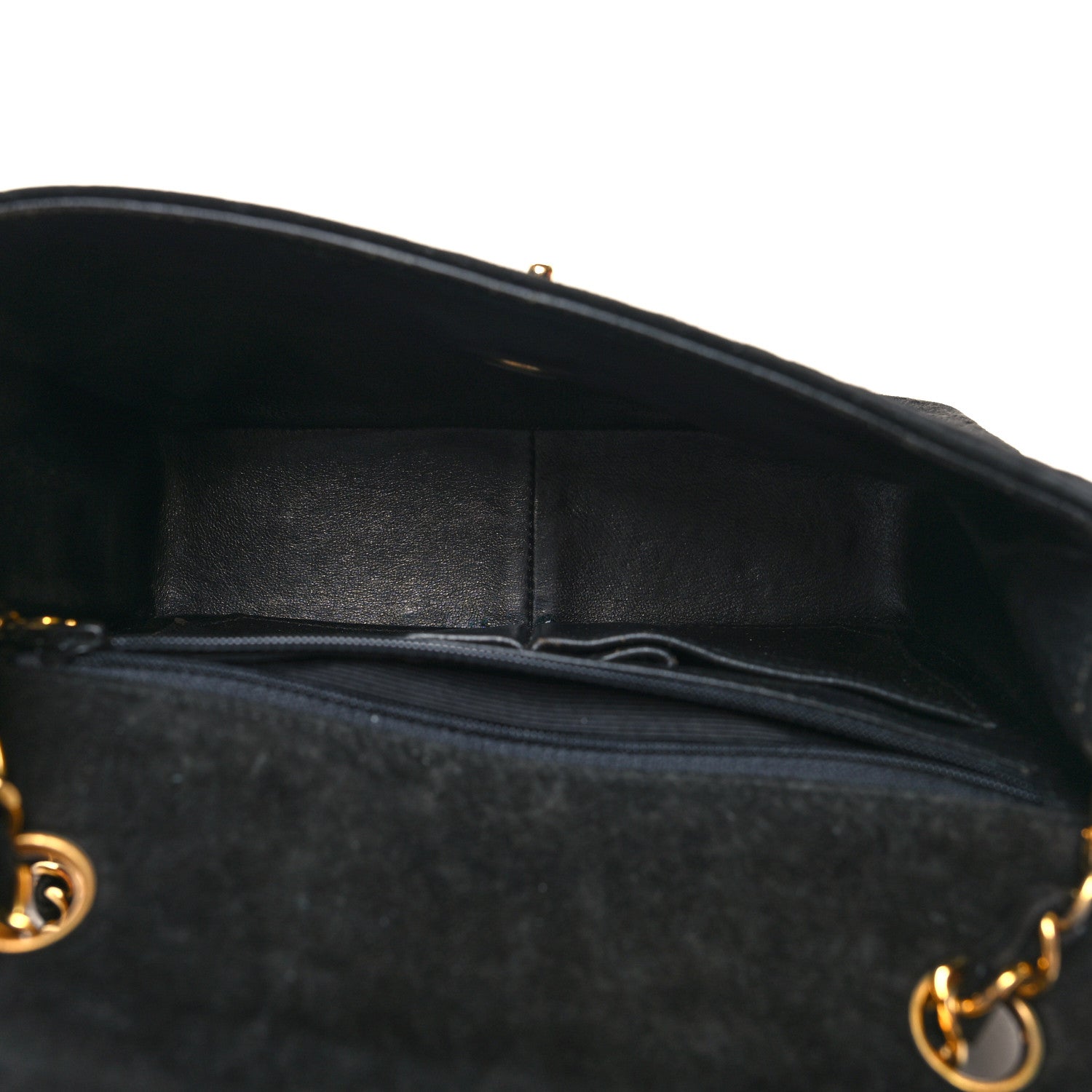 Chanel Suede Quilted Mini Square Flap Black 5 of 10