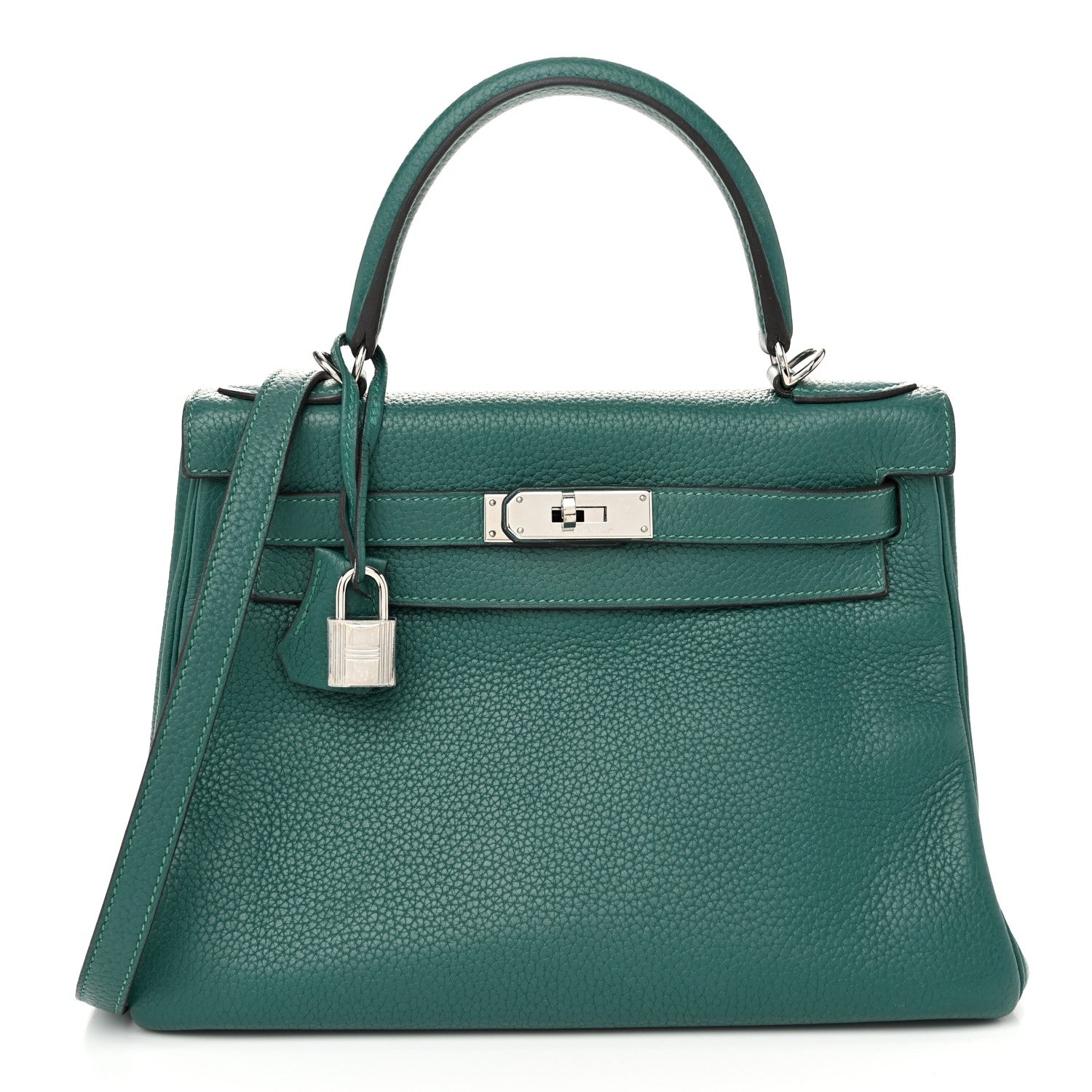 Hermes Togo Kelly Retourne 28 Malachite 1 of 10