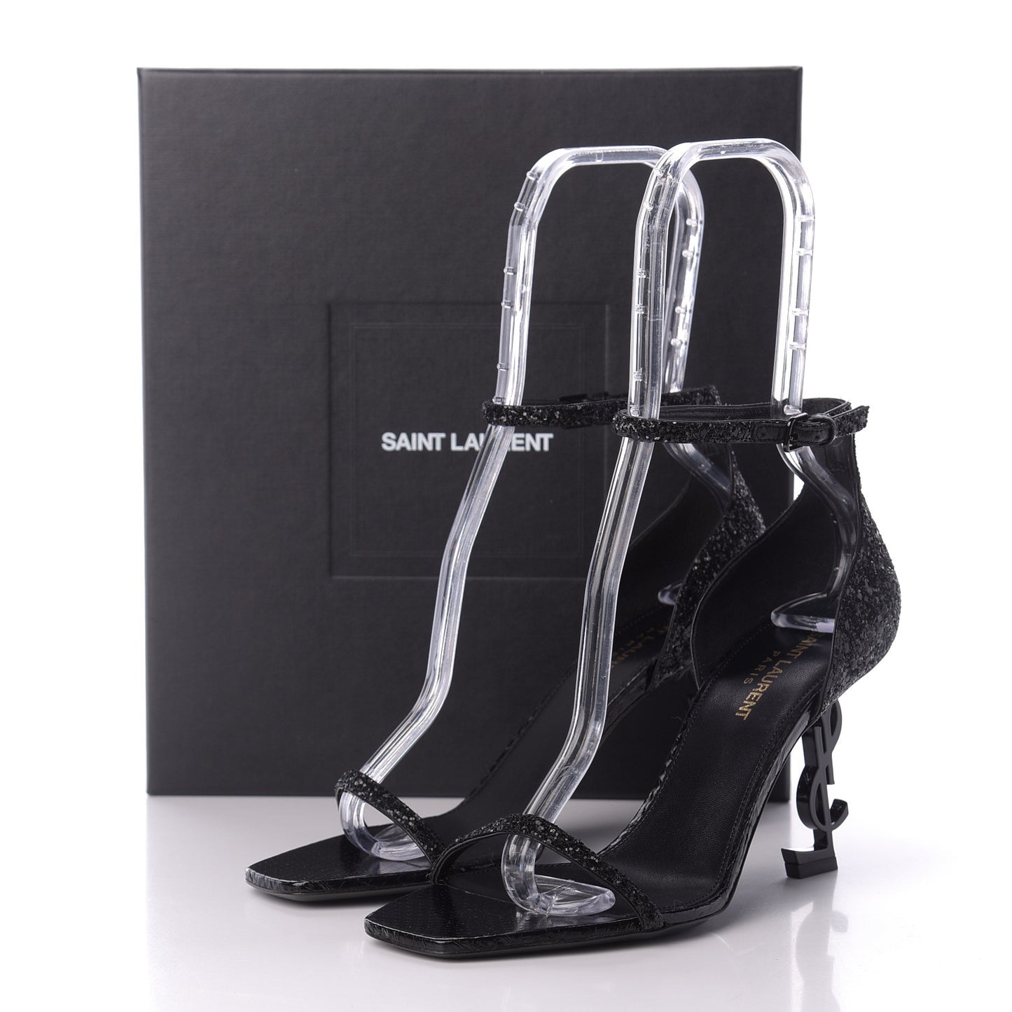 Glitter Opyum 85 Sandals 38.5 Black