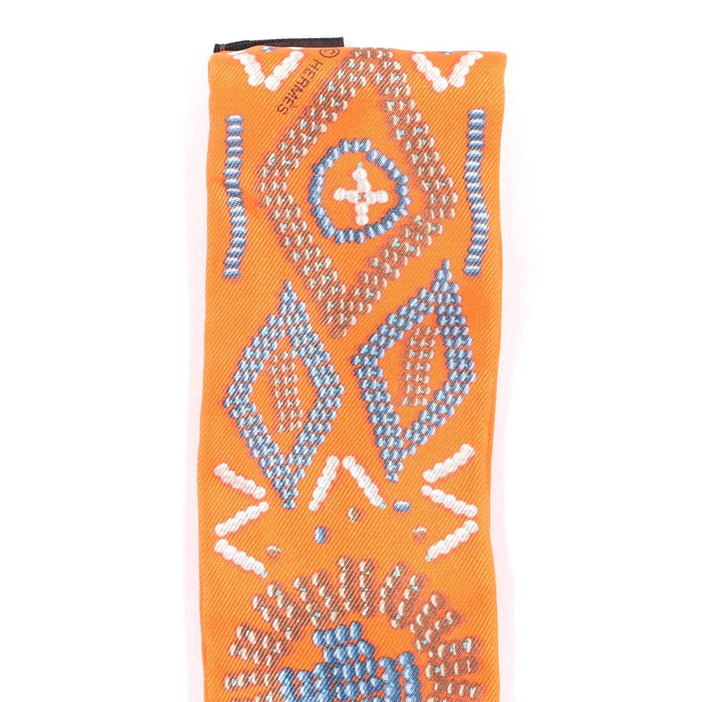 Silk Kelly En Perles Twilly Orange Bleu Gris Perle