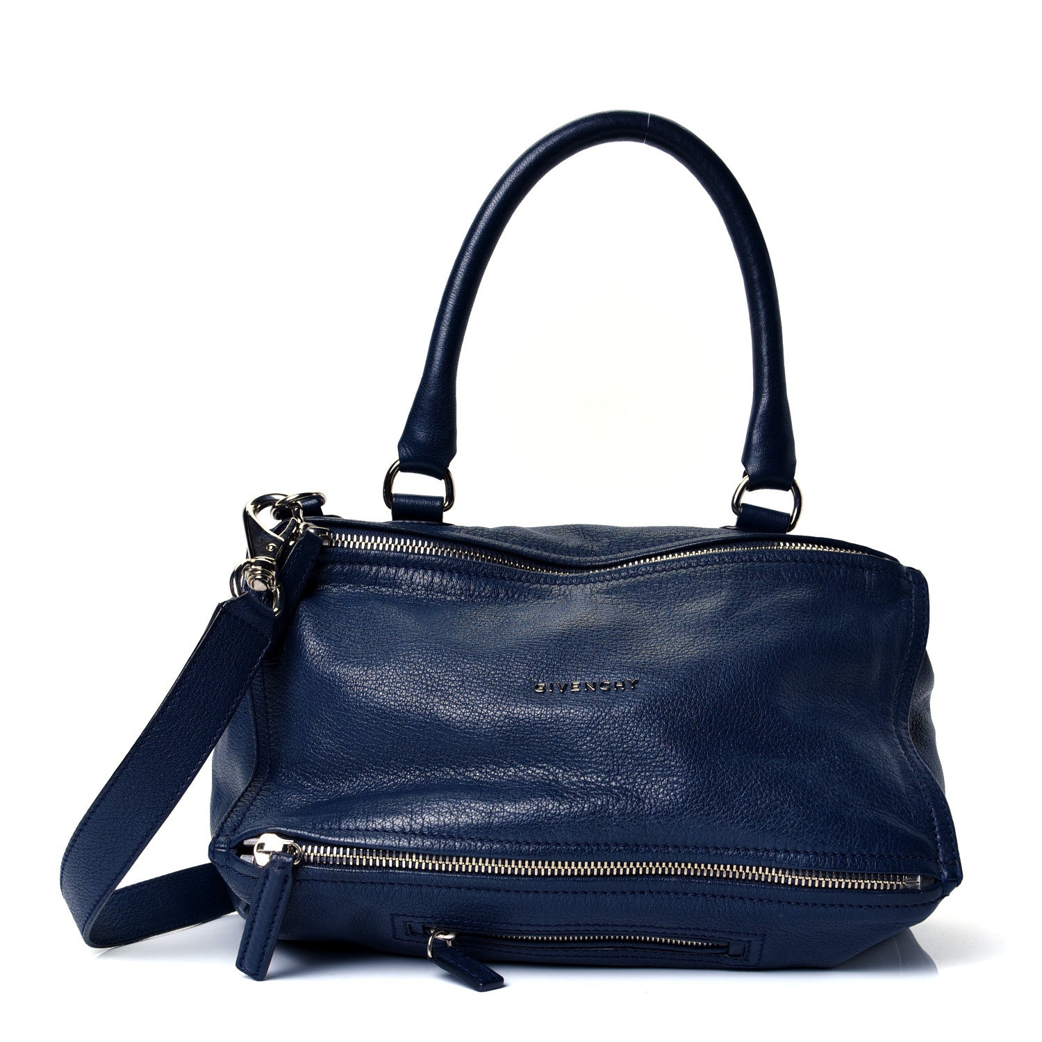Givenchy Sugar Goatskin Medium Pandora Navy 1 of 4