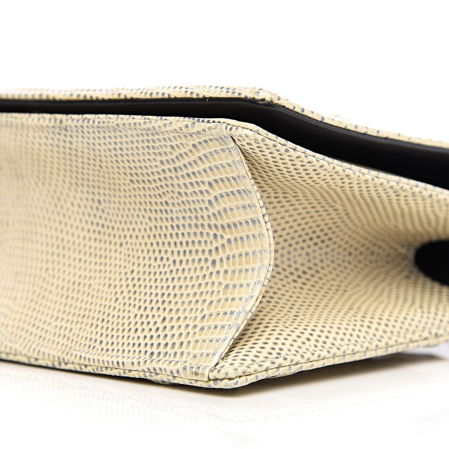 Christian Dior Lizard Medium Diorama Flap Bag Off White 9 of 10
