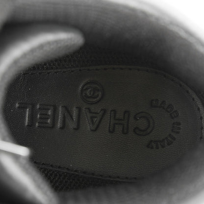Chanel Calfskin CC Sneakers 41 Black 7 of 8