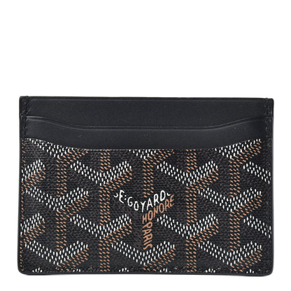 Goyard Goyardine Saint Sulpice Card Holder Black 1 of 5