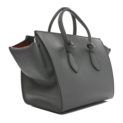 Celine Smooth Calfskin Small Tie Knot Tote Crystal Grey 3 of 7