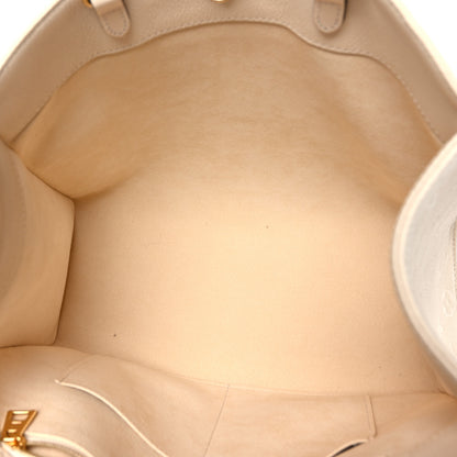 Louis Vuitton Empreinte Monogram Giant Onthego MM Creme 5 of 8