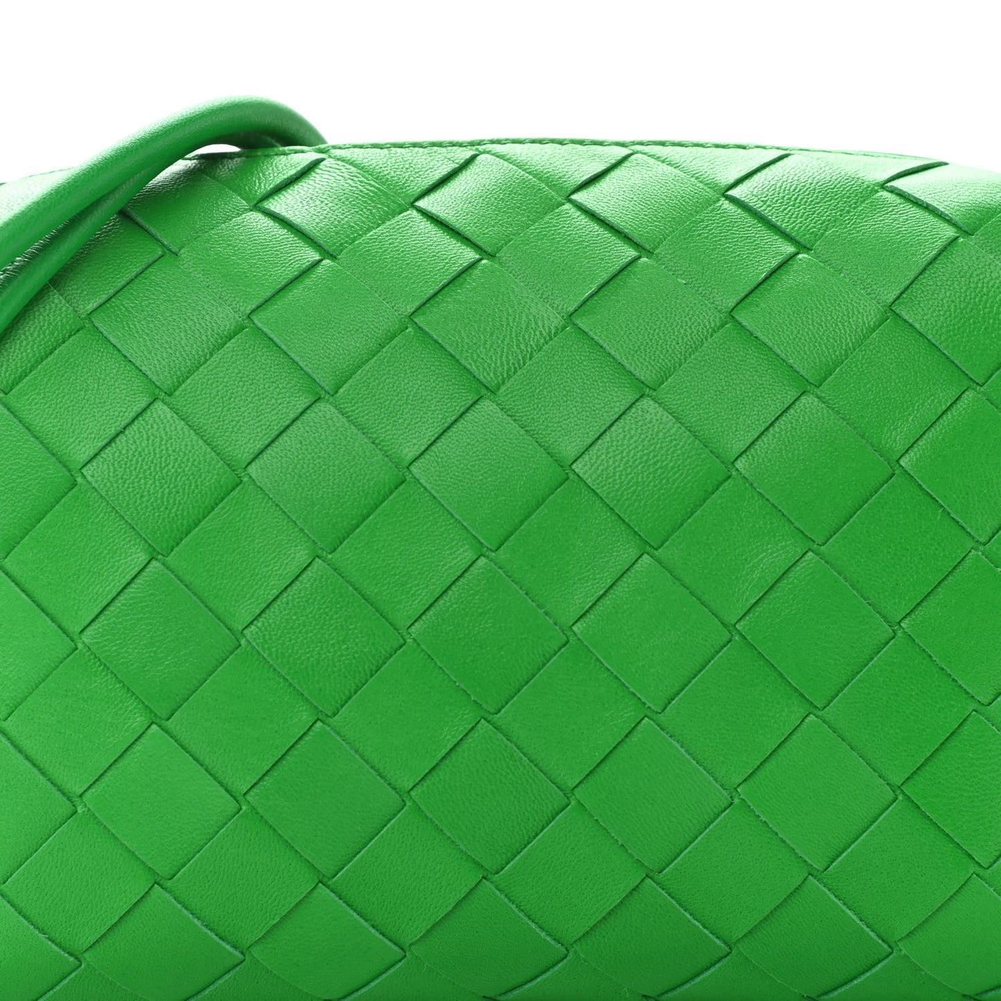 Nappa Intrecciato Mini Loop Camera Bag Parakeet