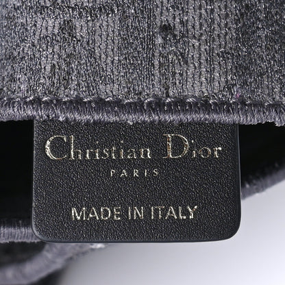 Christian Dior Oblique Embroidered Saddle Belt Pouch  Grey 4 of 7