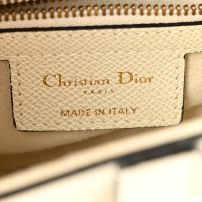 Christian Dior Grained Calfskin Saddle Bag White 6 of 12