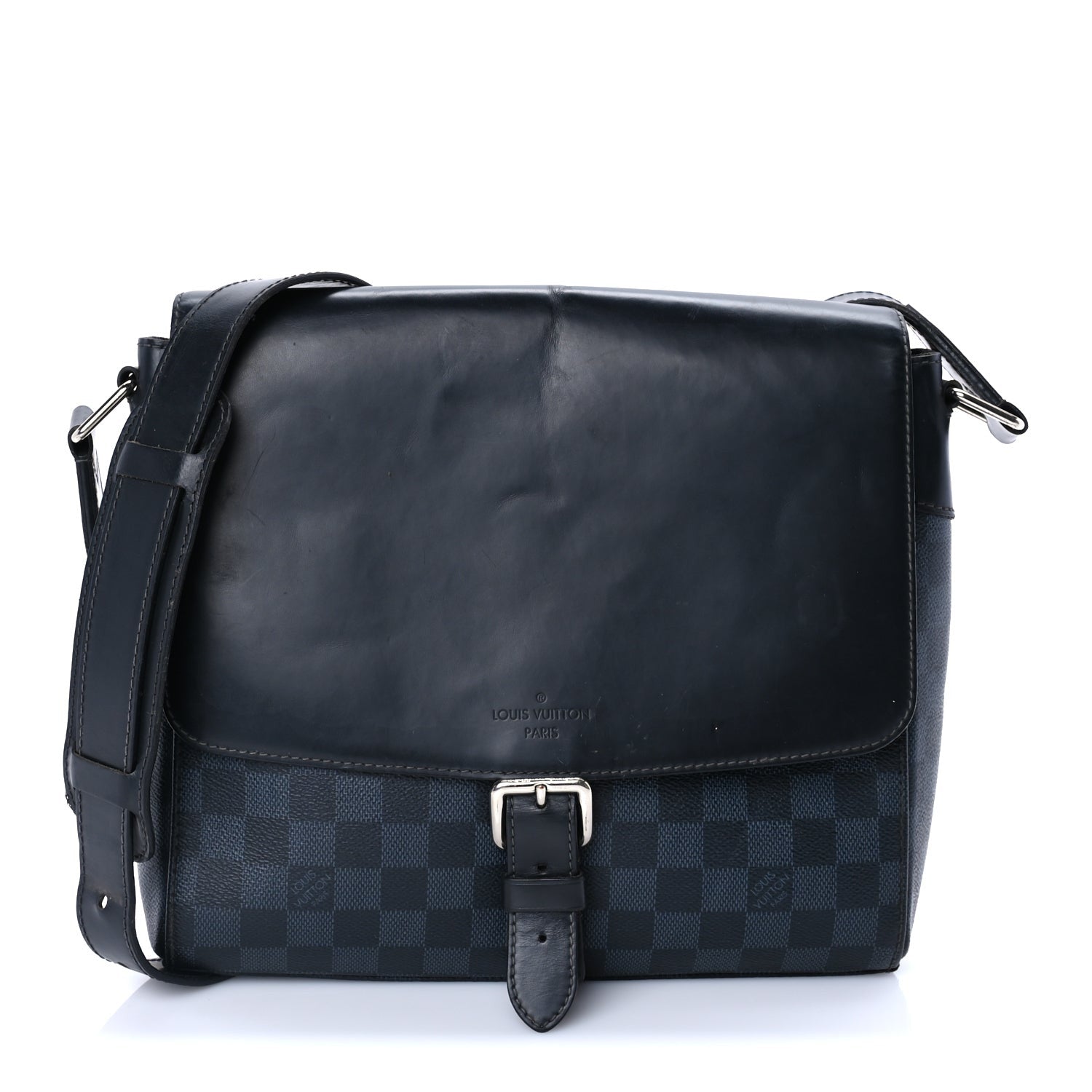 Louis Vuitton Damier Cobalt Newport Messenger PM Blue 1 of 8