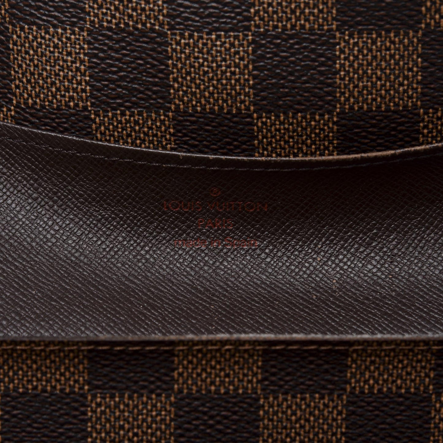 Damier Ebene Emilie Wallet