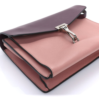Burberry Derby Calfskin Bi-Color Small Macken Crossbody Bag Dusty Rose 7 of 7