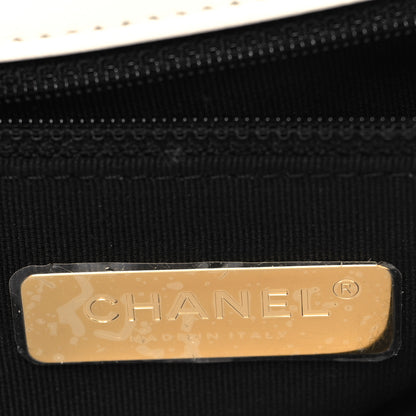 Chanel Lambskin Quilted Medium Chanel 19 Flap White 6 of 10