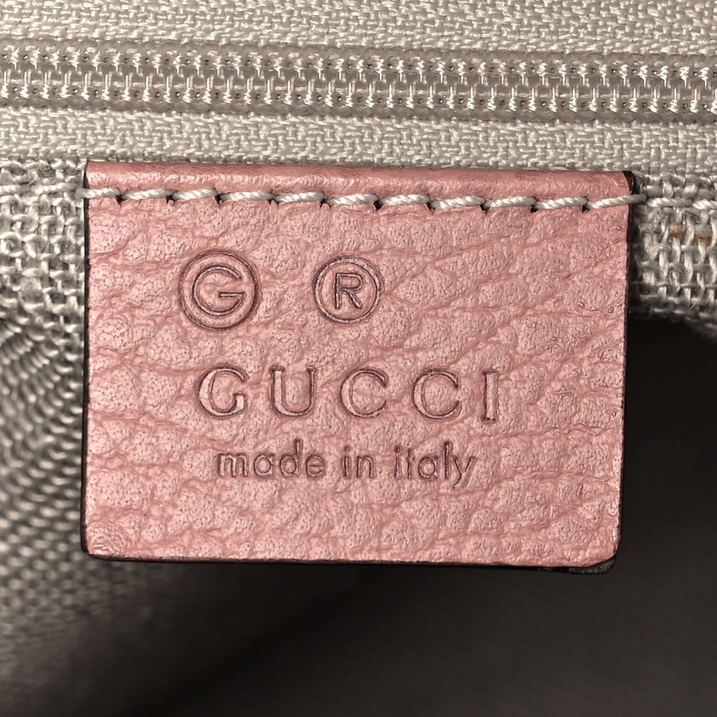 Dollar Calfskin Medium Interlocking G Top Handle Shoulder Bag Soft Pink