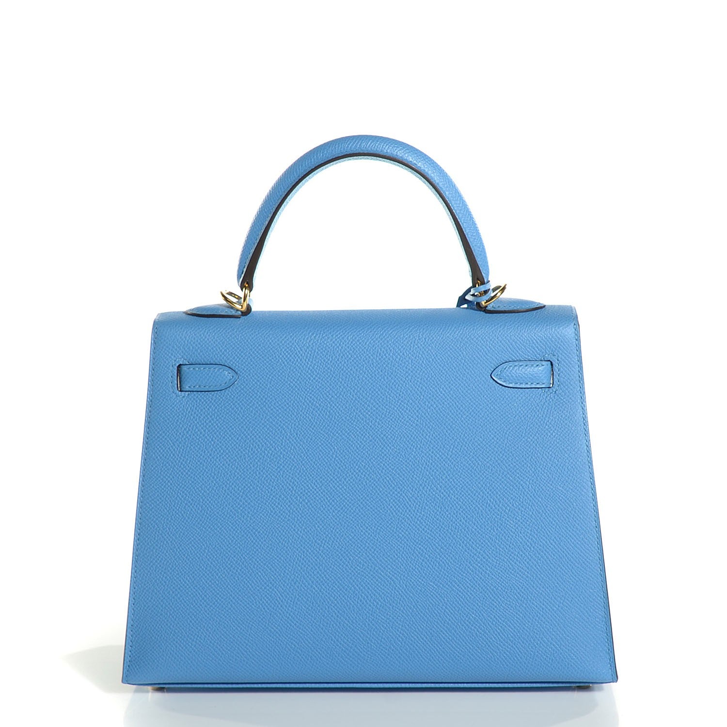 Hermes Epsom Kelly Sellier 25 Bleu Paradis 4 of 22