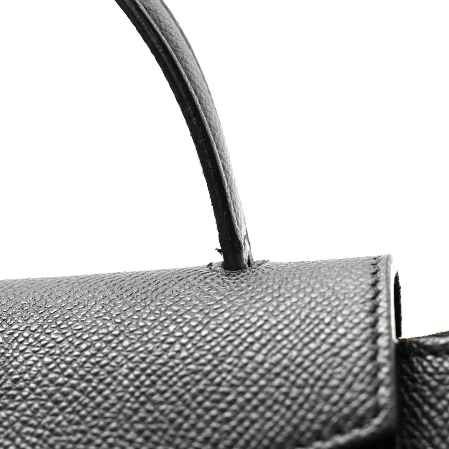 Grained Calfskin Pico Belt Bag Black