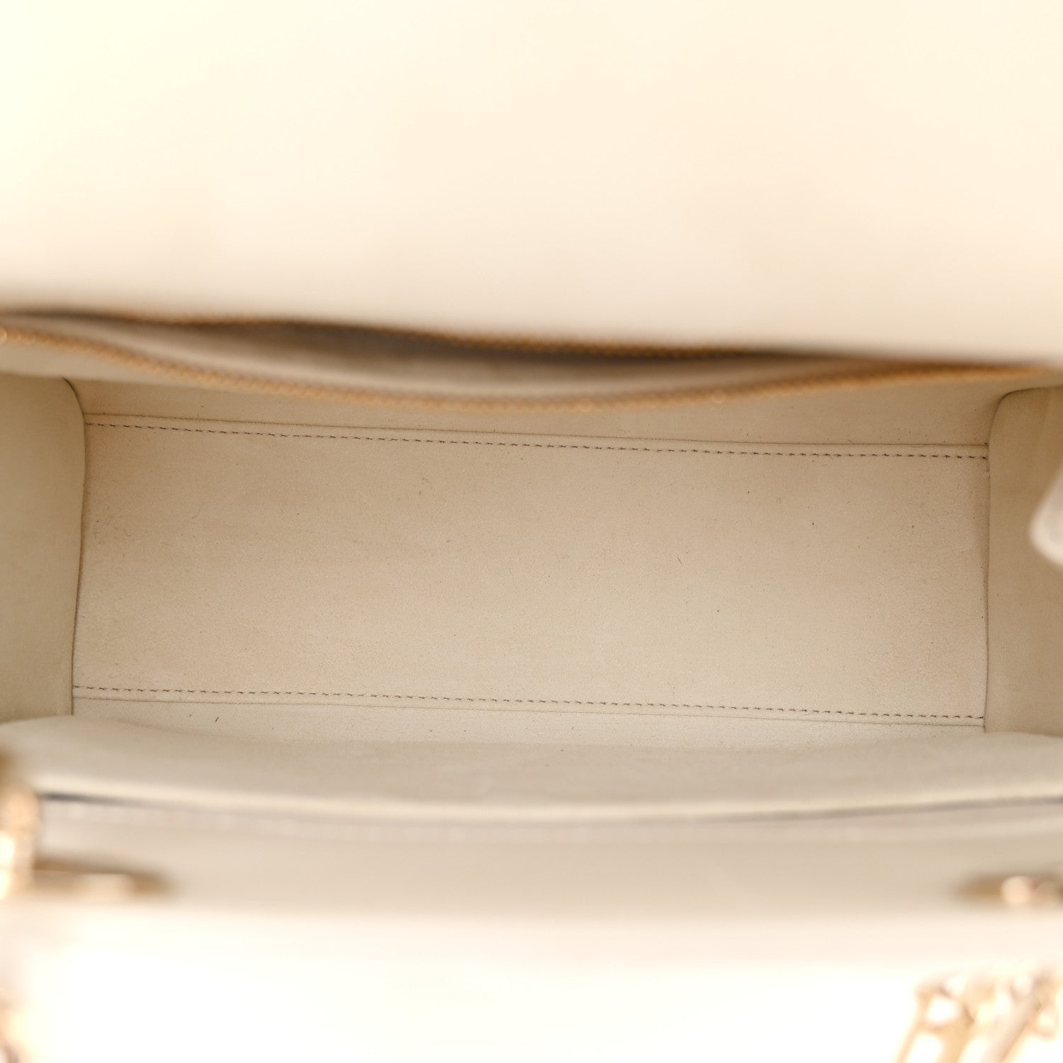 Christian Dior Lambskin Cannage Medium Lady Dior White 5 of 12