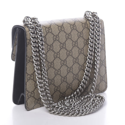 Gucci GG Supreme Monogram Mini Dionysus Shoulder Bag Black 2 of 13