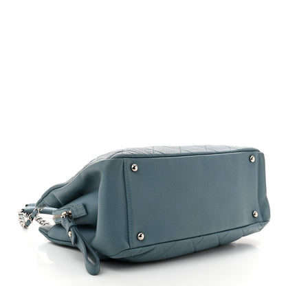 Chanel Caviar Quilted Timeless CC Tote Blue 4 of 7