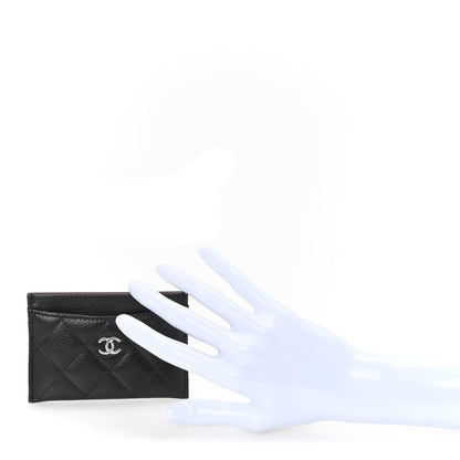 Chanel Caviar Quilted Card Holder  Black 2 of 8