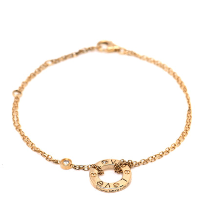 Cartier 18K Yellow Gold Diamond LOVE Bracelet 1 of 7