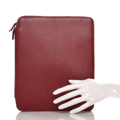 Prada Saffiano Ipad Organizer Case Red 2 of 8