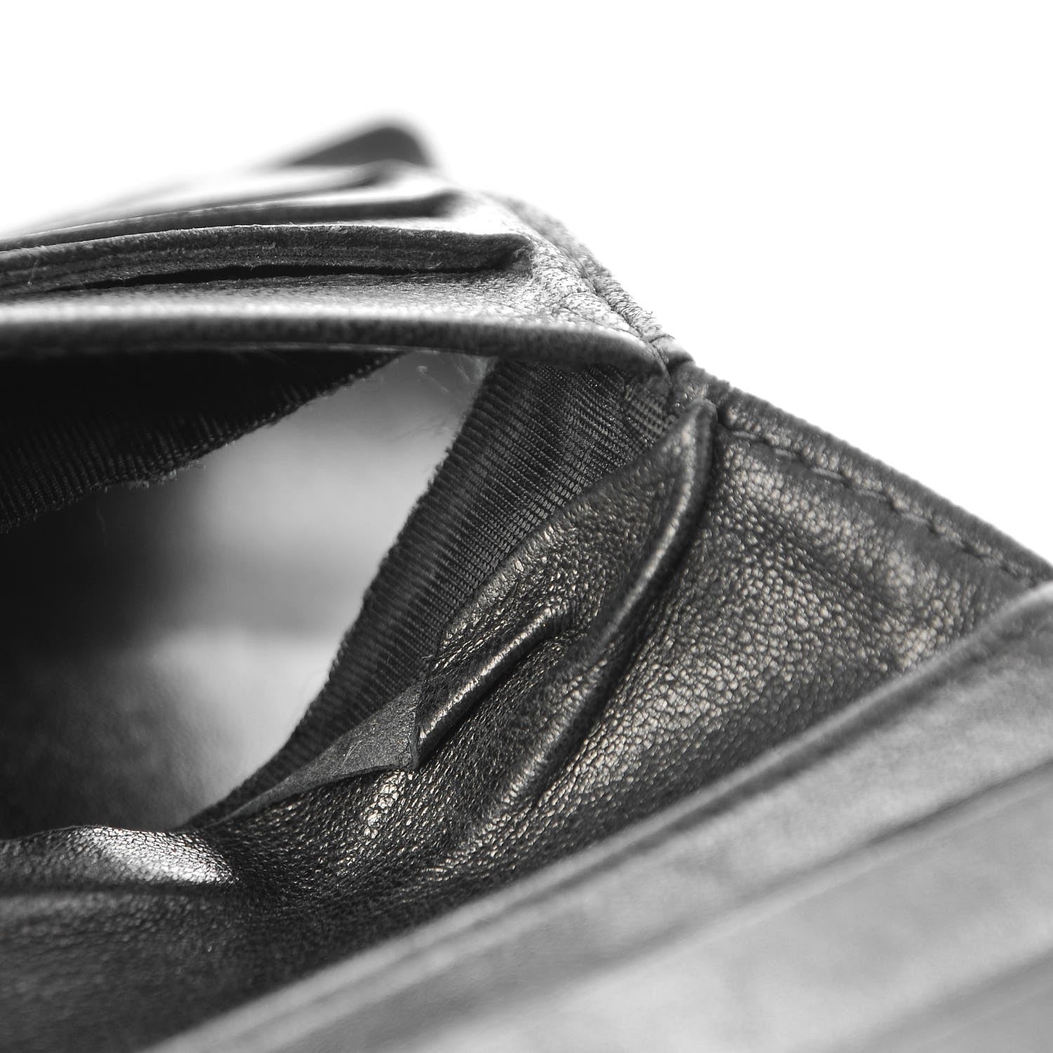 Chanel Caviar Timeless CC Compact French Wallet Black 10 of 13