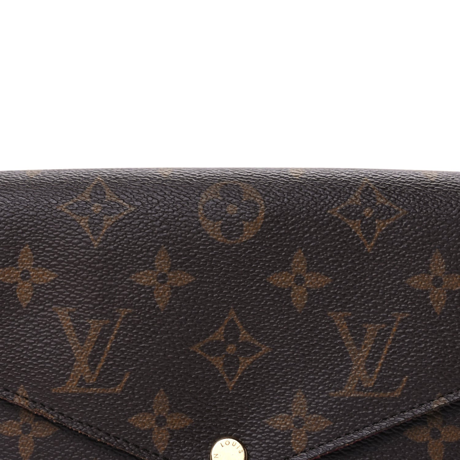 Louis Vuitton Monogram Pochette Felicie Chain Wallet Fuchsia 8 of 10