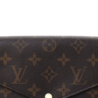 Louis Vuitton Monogram Pochette Felicie Chain Wallet Fuchsia 8 of 10