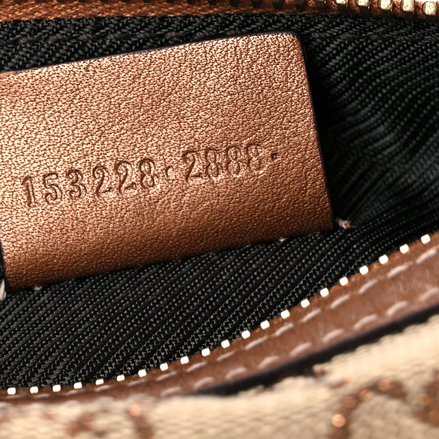 Monogram Small Cosmetic Case Metallic Bronze