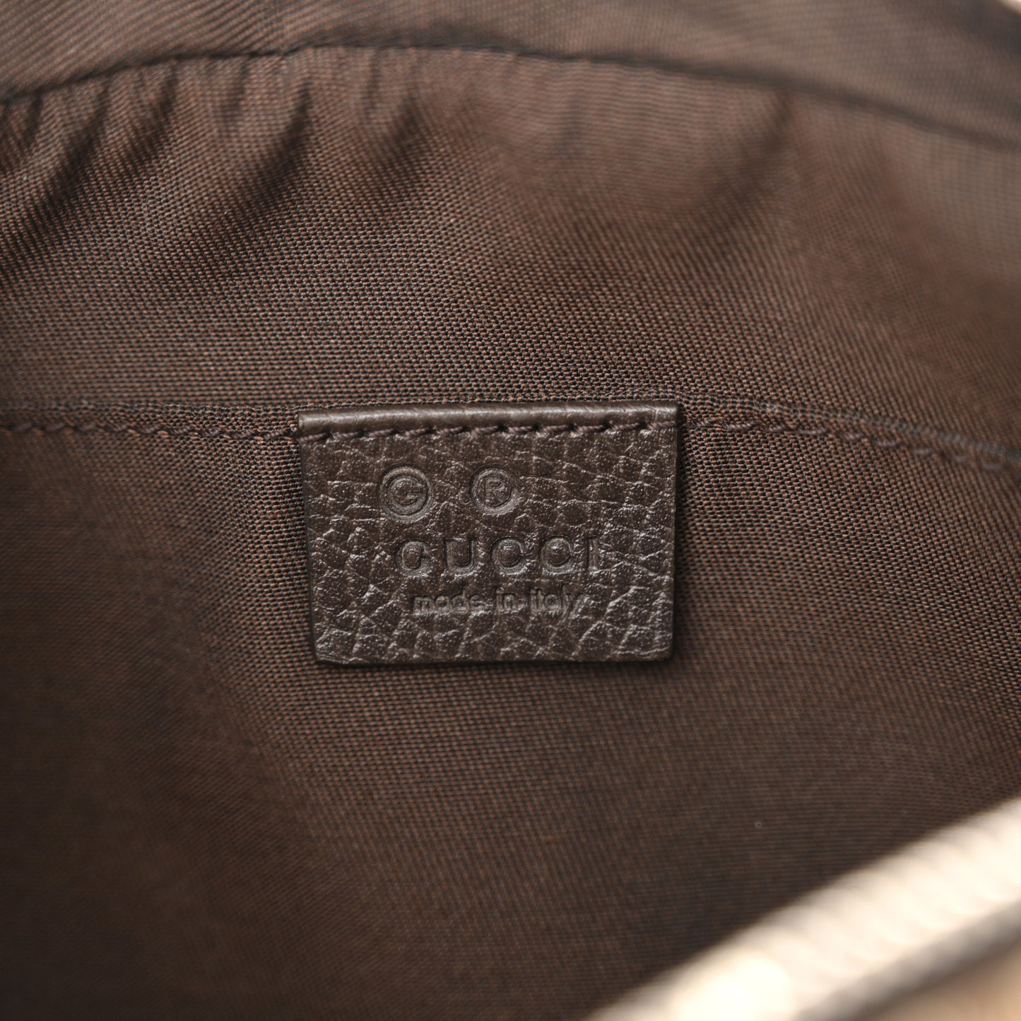 Monogram Belt Bag Dark Brown